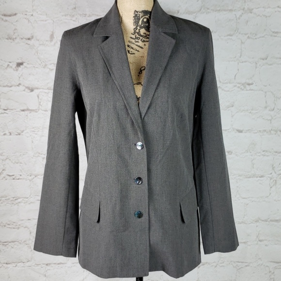 Chico's Jackets & Blazers - Chicos Charcoal Blazer size 0 (Small) NWT